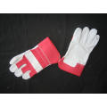 Red Cow Split Leather Full Palm Work Glove